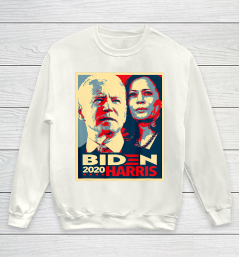 Joe Biden Kamala Harris Hope  Biden Harris 2020 Youth Sweatshirt 2