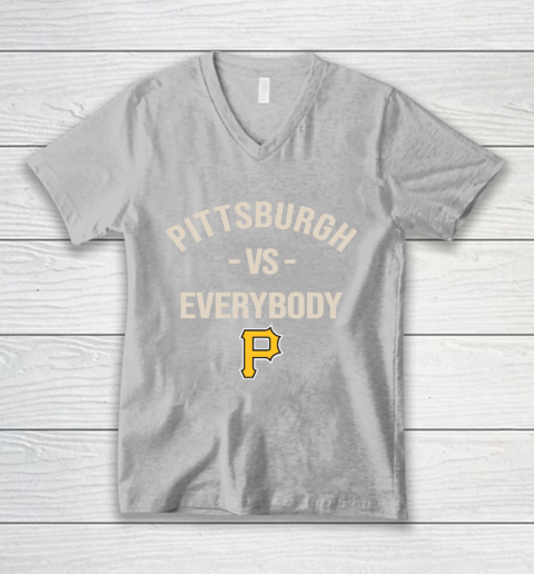 Pittsburgh Pirates Vs Everybody V-Neck T-Shirt 3