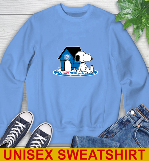 NBA Basketball Philadelphia 76ers Snoopy The Peanuts Movie Shirt Sweatshirt 11