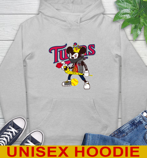 Minnesota Twins MLB Baseball Mickey Peace Sign Sports Hoodie 6