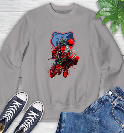 NBA Deadpool Marvel Comics Sports Basketball Memphis Grizzlies Sweatshirt 5