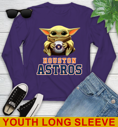 MLB Baseball Houston Astros Star Wars Baby Yoda Shirt 126