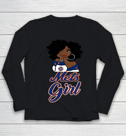 New York Metss Girl MLB Youth Long Sleeve