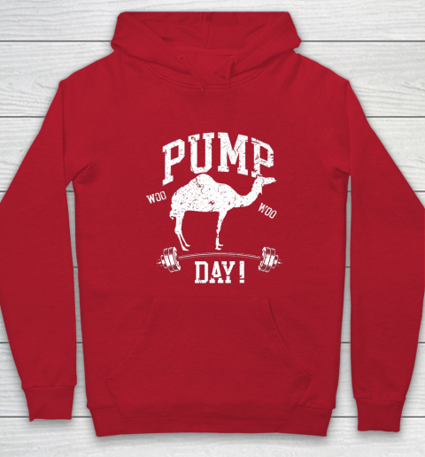 Funny Pump Day Hump Day Camel Weight Lifting Training Gym Hoodie 7