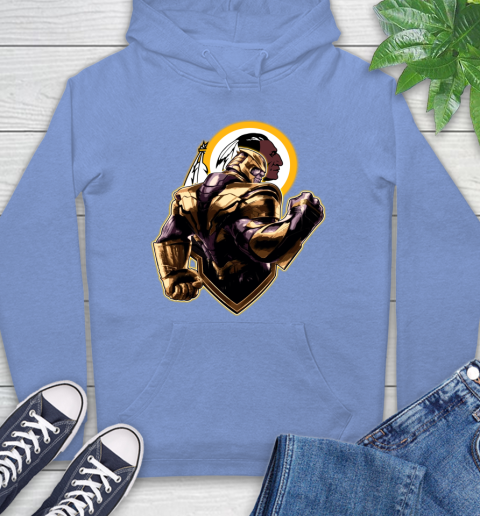 NFL Thanos Avengers Endgame Football Sports Washington Redskins Hoodie 11