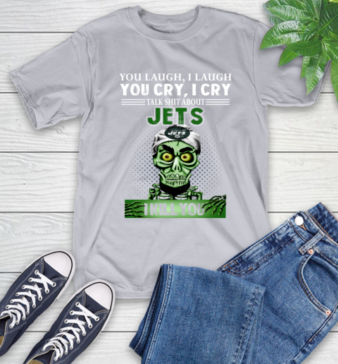 NFL Talk Shit About New York Jets I Kill You Achmed The Dead Terrorist Jeffrey Dunham Football T-Shirt 6