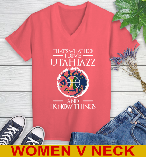 Utah Jazz NBA Basketball That's What I Do I Love My Team And I Know Things Game Of Thrones 78