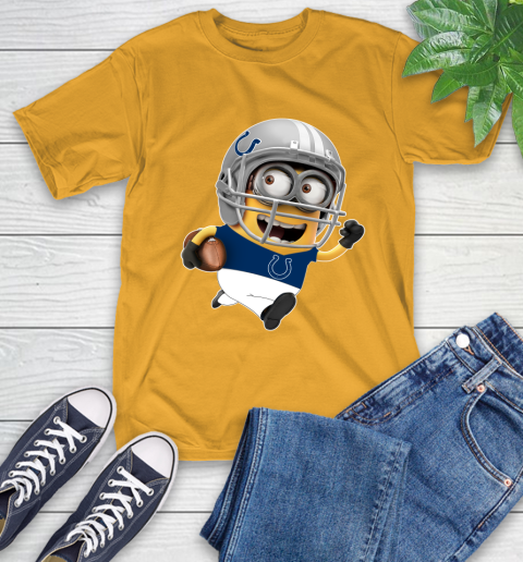 NFL Indianapolis Colts Minions Disney Football Sports T Shirt