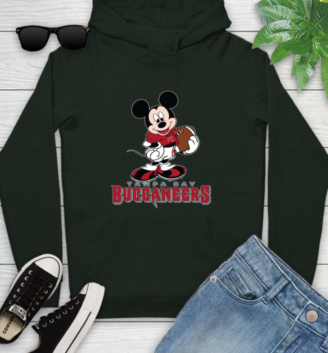 NFL Football Tampa Bay Buccaneers Cheerful Mickey Mouse Shirt Youth Hoodie 12
