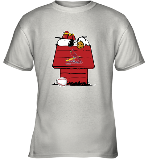 St Louis Cardinals Snoopy And Woodstock Resting Together MLB Youth T-Shirt