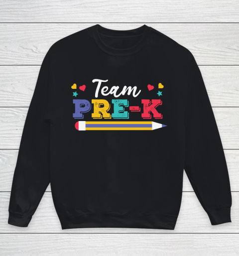 Back To School Shirt Team Pre K 1 Youth Sweatshirt