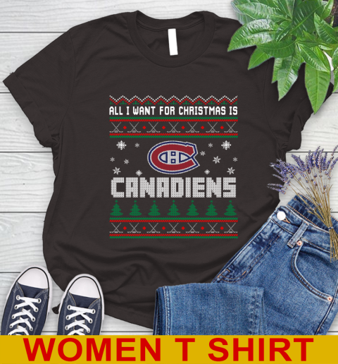 Montreal Canadiens NHL Hockey All I Want For Christmas Is My Team Sports 93