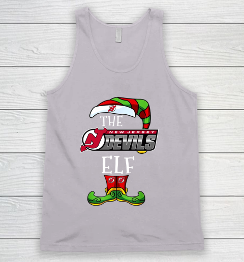 New Jersey Devils Christmas ELF Funny NHL Tank Top 3