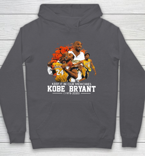 Official Los Angeles Lakers Keep It In Our Memories Kobe Bryant 1978 2020 Hoodie Tee For Sports