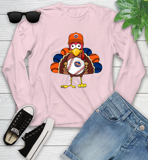 New York Mets Turkey thanksgiving Youth Long Sleeve 10