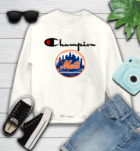 MLB Baseball New York Mets Champion Shirt Youth Sweatshirt