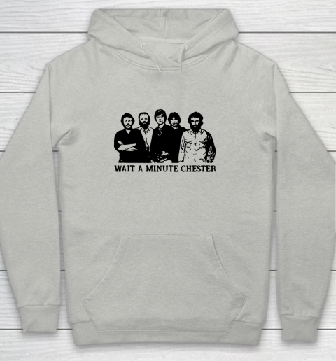 Wait A Minute Chester April Wine Youth Hoodie