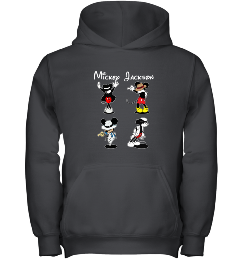 uf91 mickey jackson four style dance micheal jackson youth hoodie 43 front black