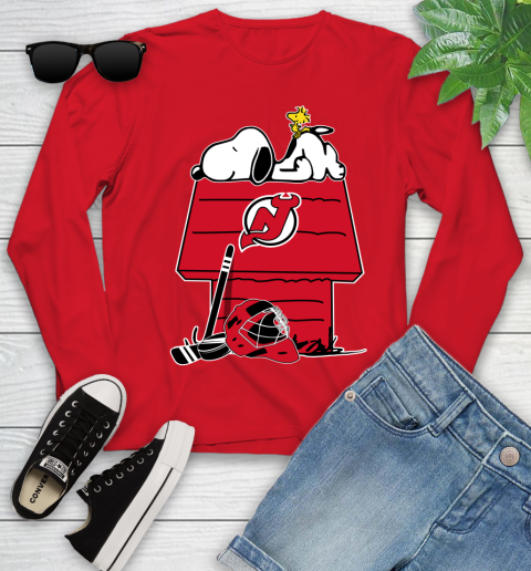 New York Islanders NHL Hockey Snoopy Woodstock The Peanuts Movie (2) Youth Long Sleeve 11