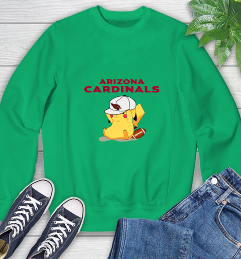 NFL Pikachu Football Sports Arizona Cardinals Sweatshirt 6