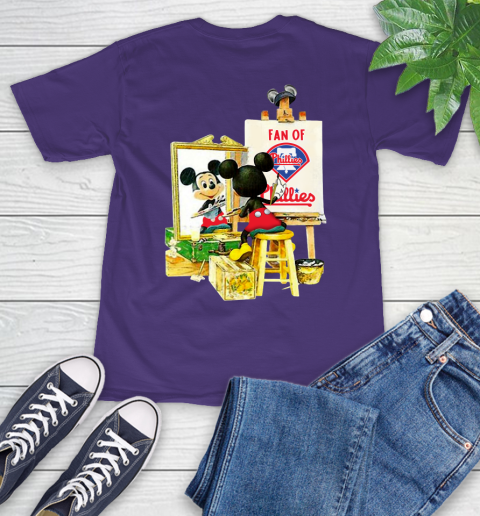 MLB Baseball Philadelphia Phillies Mickey Drawing Shirt 5