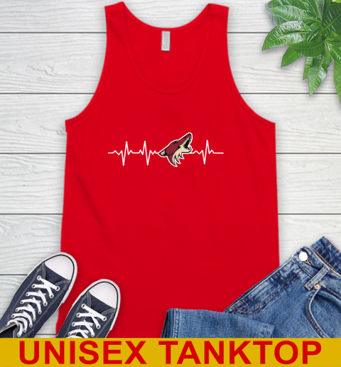 Arizona Coyotes NHL Hockey Heart Beat Shirt Tank Top 5