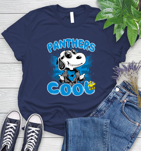 NFL Football Carolina Panthers Cool Snoopy Shirt Women's T-Shirt 12