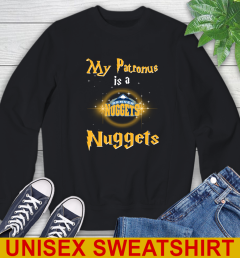 NBA Basketball Harry Potter My Patronus Is A Denver Nuggets Sweatshirt