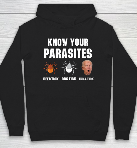 Know Your Parasites Anti Joe Biden Funny Hoodie