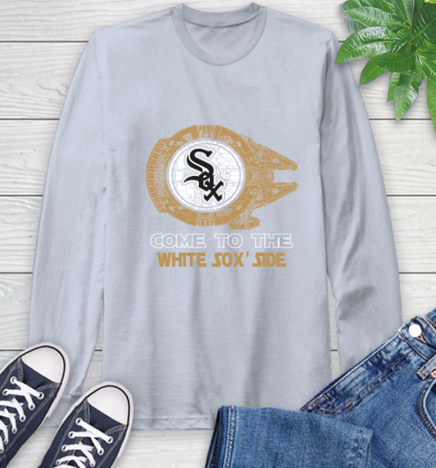 MLB Come To The Chicago White Sox Side Star Wars Baseball Sports Long Sleeve T-Shirt 6