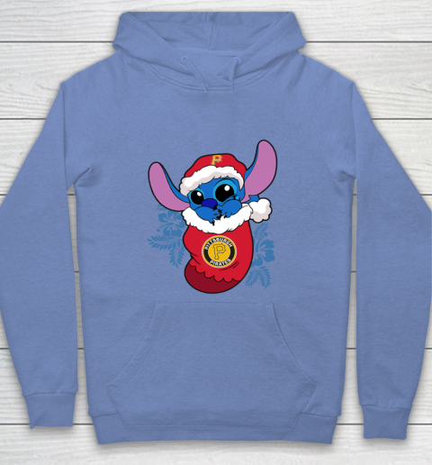 Pittsburgh Pirates Christmas Stitch In The Sock Funny Disney MLB Youth Hoodie 10