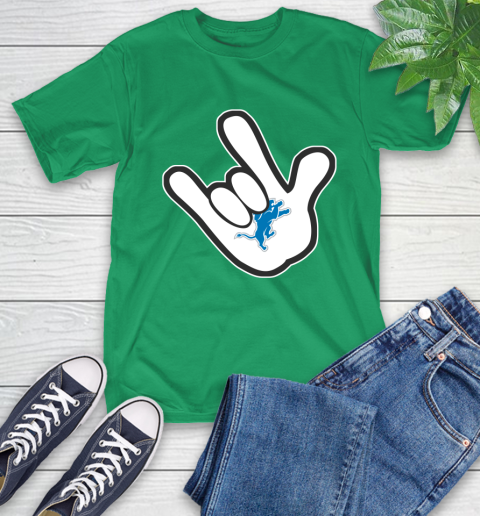 Detroit Lions NFL Football Mickey Rock Hand Disney T-Shirt 7