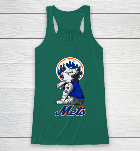 MLB Baseball My Cat Loves New York Mets Racerback Tank 5