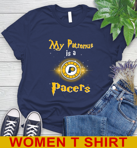 NBA Basketball Harry Potter My Patronus Is A Indiana Pacers Women's T-Shirt 12