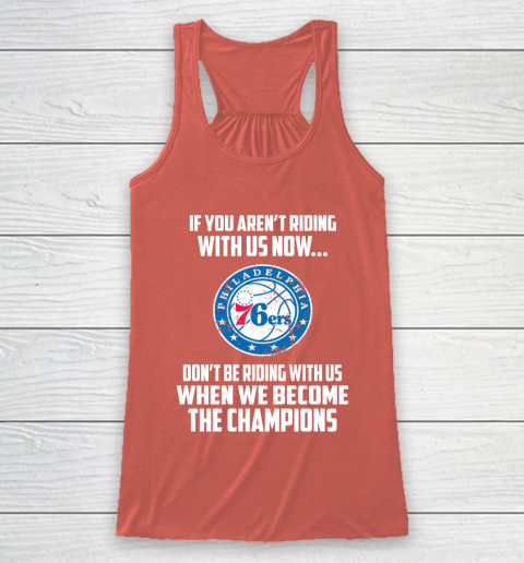 NBA Philadelphia 76ers Basketball We Become The Champions Racerback Tank 3