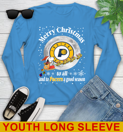 Indiana Pacers Merry Christmas To All And To Pacers A Good Season NBA Basketball Sports Youth Long Sleeve 8