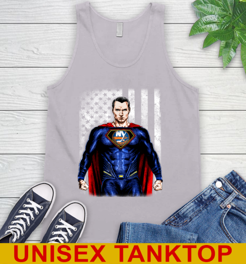 NHL Hockey New York Islanders Superman DC Shirt Tank Top 3
