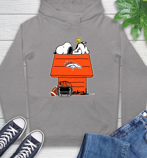 Denver Broncos NFL Football Snoopy Woodstock The Peanuts Movie Hoodie 6