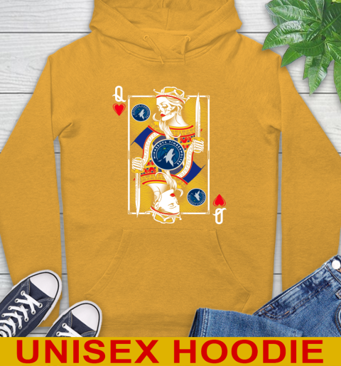 NBA Basketball Minnesota Timberwolves The Queen Of Hearts Card Shirt Hoodie 2