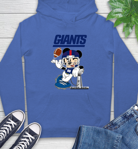 NFL newyork giants Mickey Mouse Disney Super Bowl Football T Shirt Hoodie 9