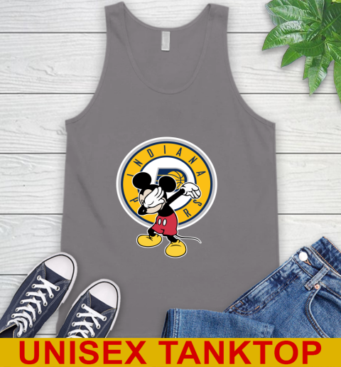 Indiana Pacers NBA Basketball Dabbing Mickey Disney Sports Tank Top 7