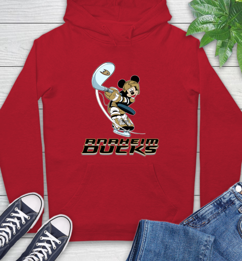 NHL Hockey Anaheim Ducks Cheerful Mickey Mouse Shirt Hoodie - Image 12