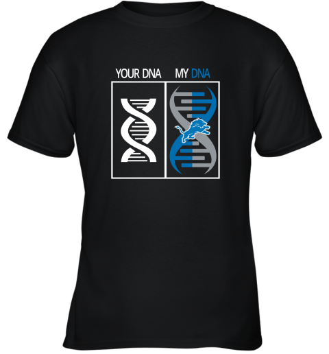 My DNA Is The Detroit Lions Football NFL Youth T-Shirt