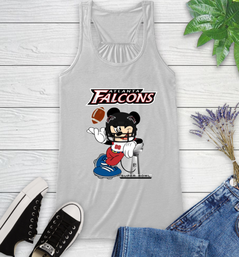 NFL Atlanta Falcons Mickey Mouse Disney Super Bowl Football T Shirt Racerback Tank
