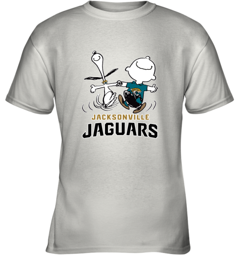 Jacksonville Jaguars Snoopy and Charlie Brown Peanuts shirt