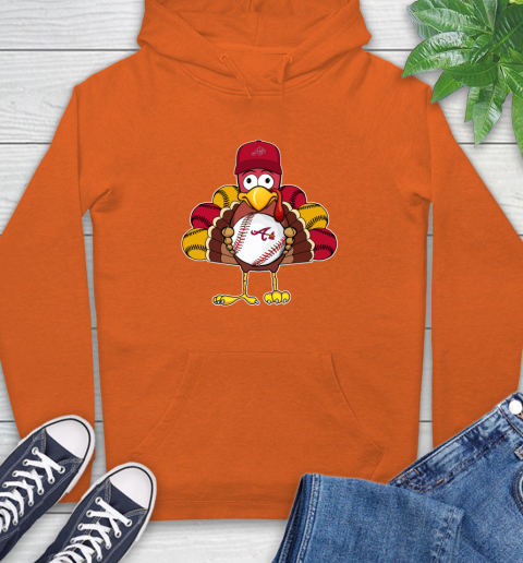 Atlanta Braves Turkey thanksgiving Hoodie 5