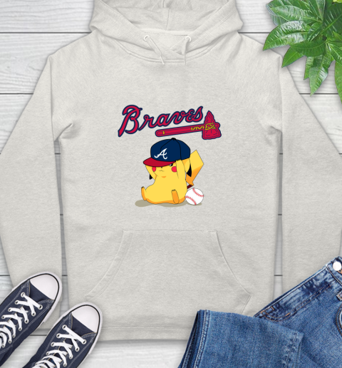 MLB Pikachu Baseball Sports Atlanta Braves Hoodie 13 MLB Pikachu Baseball Sports Atlanta Braves Hoodie - Image 13