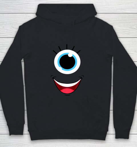 Funny Scary Monster Eyeball Face Halloween Costume Youth Hoodie