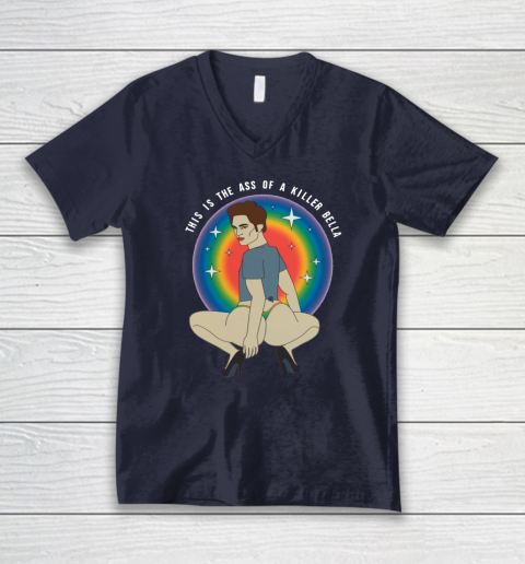 This Is The Ass Of A Killer Bella V-Neck T-Shirt 2