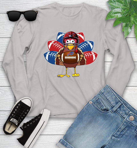 Buffalo Bills Turkey Thanksgiving Day Youth Long Sleeve 12